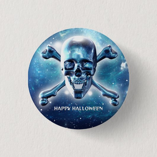 Ruimtekop. gepersonaliseerd ronde button 3,2 cm (Voorkant)