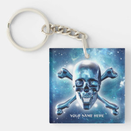 Ruimtekop. Gepersonaliseerd Sleutelhanger