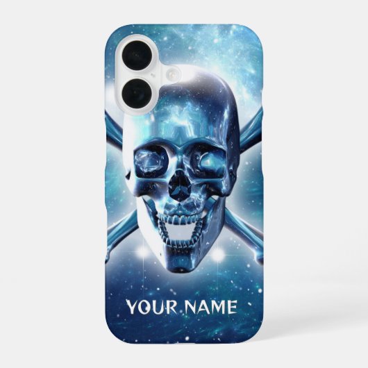 Ruimtekop. Gepersonaliseerde telefoonhoes iPhone 16 Hoesje (Achterkant)
