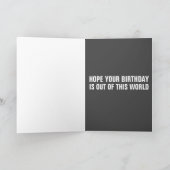 RUIMTEKST MET DONUTS BIRTHDAAGKAARTEN KAART (Binnen)