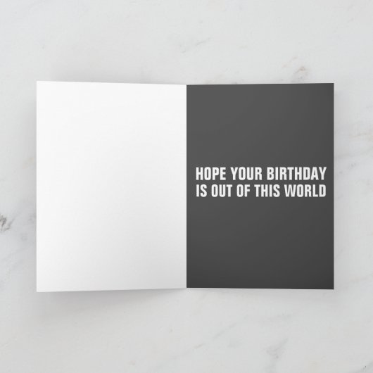 RUIMTEKST MET DONUTS BIRTHDAAGKAARTEN KAART (Binnen)