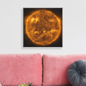 Ruimtekunst de ZON Canvas Afdruk (Insitu (Woonkamer))