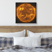 Ruimtekunst de ZON Canvas Afdruk (Insitu (Slaapkamer))