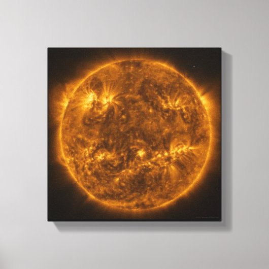 Ruimtekunst de ZON Canvas Afdruk (Voorkant)
