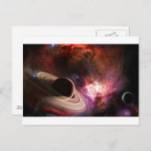 Ruimtekunst Nebula planeet Briefkaart (Voorkant / Achterkant)