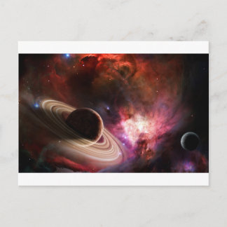Ruimtekunst Nebula planeet Briefkaart