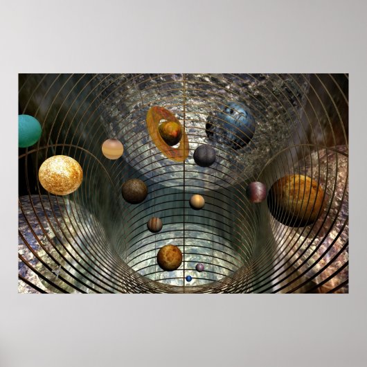 Ruimtekunst Poster (Voorkant)