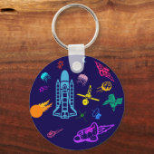 Ruimtekunst Sleutelhanger (Achterkant)