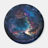 Ruimtelandschap van het kosmische gebergte magneet (Voorkant)