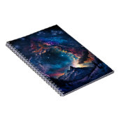 Ruimtelandschap van het kosmische gebergte notitieboek (Rechterzijde)