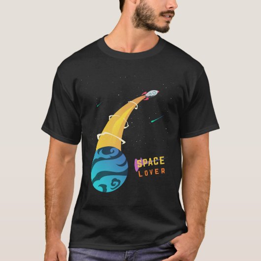 Ruimteliefhebber | Ruimteverkenner T-shirt (Voorkant)
