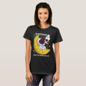 Ruimtelievende astronaut 4e verjaardag t-shirt (Voorkant volledig)