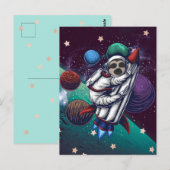 Ruimteluiaardansichtkaart Briefkaart (Voorkant / Achterkant)