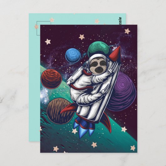 Ruimteluiaardansichtkaart Briefkaart (Voorkant / Achterkant)