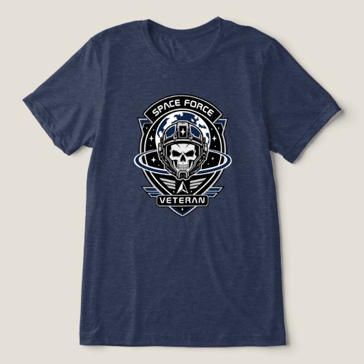 Ruimtemacht Tri-Blend Shirt (Design voorkant)