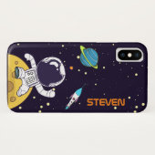 Ruimteman die de ruimte verkennen Case-Mate iPhone case (Achterkant (horizontaal))