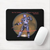 Ruimtemando Mousepad Muismat (Met muis)