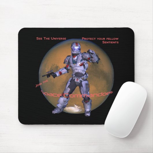 Ruimtemando Mousepad Muismat (Met muis)