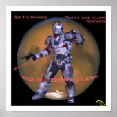 Ruimtemando Poster (Voorkant)