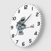 Ruimtemanitor Spuiten Sterren Sci-Fi Astronaut Grote Klok (Hoek)