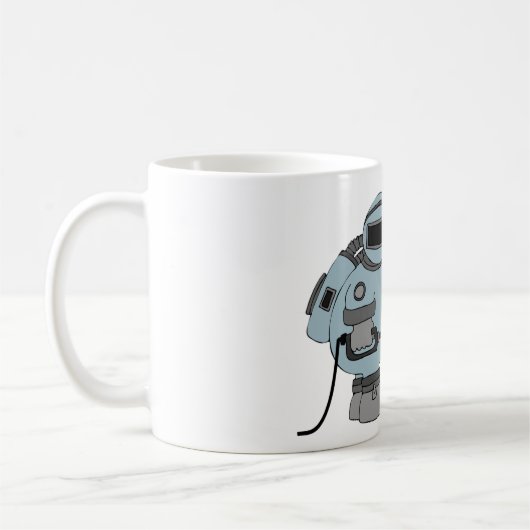 Ruimtemanitor Spuiten Sterren Sci-Fi Astronaut Koffiemok (Links)