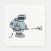 Ruimtemanitor Spuiten Sterren Sci-Fi Astronaut Servet (Voorkant)