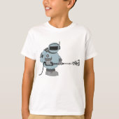 Ruimtemanitor Spuiten Sterren Sci-Fi Astronaut T-shirt (Voorkant)