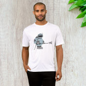 Ruimtemanitor Spuiten Sterren Sci-Fi Astronaut T-shirt