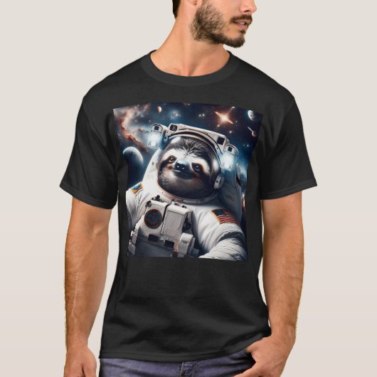 Ruimtemastronaut T-shirt (Voorkant)
