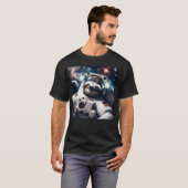 Ruimtemastronaut T-shirt (Voorkant volledig)
