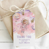 Ruimtemeisje Astronaut foto dank je Cadeaulabel