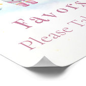 Ruimtemeisje Astronaut roze raketten Poster (Hoek)