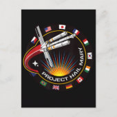 Ruimtemissie Patch Aankondigingskaart (Voorkant)