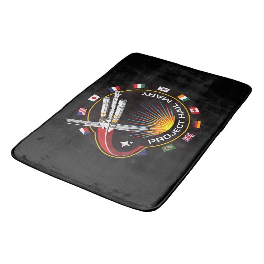 Ruimtemissie Patch Badmat (Gekanteld)