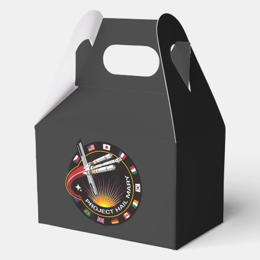 Ruimtemissie Patch Bedankdoosjes (Voorkant)