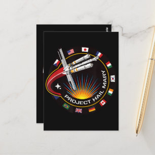 Ruimtemissie Patch Briefkaart