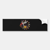 Ruimtemissie Patch Bumpersticker (Voorkant)