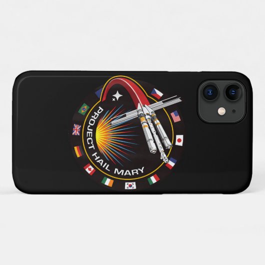 Ruimtemissie Patch Case-Mate iPhone Case (Achterkant (horizontaal))