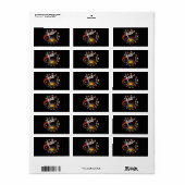 Ruimtemissie Patch Etiket (Full Sheet)