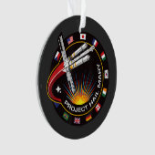 Ruimtemissie Patch Ornament (voorkant)