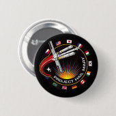 Ruimtemissie Patch Ronde Button 5,7 Cm (Voorkant /achterkant)