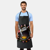 Ruimtemissie Patch Schort (Gedragen)