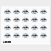 Ruimtemissie Ronde Sticker (Vel)