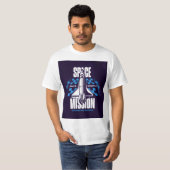 Ruimtemissie – Verken het Universum T-shirt (Voorkant volledig)