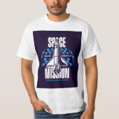 Ruimtemissie – Verken het Universum T-shirt (Voorkant)