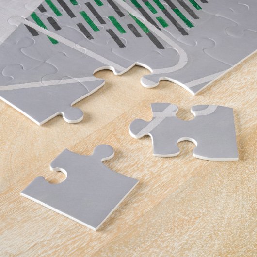 Ruimtemodulator door Laszlo Moholy-Nagy Legpuzzel (Zijkant)