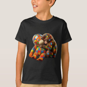 Ruimtemonerautisme bewustzijn ruimte autistisch t-shirt
