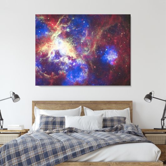 ruimtenevel canvas afdruk (Insitu (Slaapkamer))