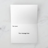 Ruimtenevel en sterrensterren wenskaarten kaart (Binnen)