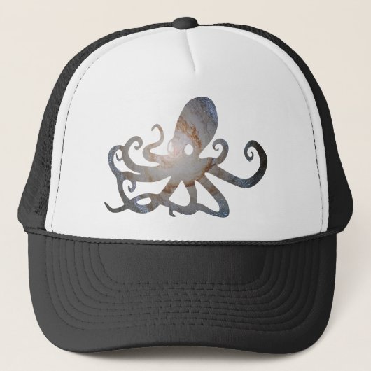 Ruimteoctopus Trucker Pet (Voorkant)